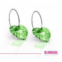 BLOMDAHL - 15-1255-16 (C) heart Peridot średnica części ozdobnej kolczyka 10 mm