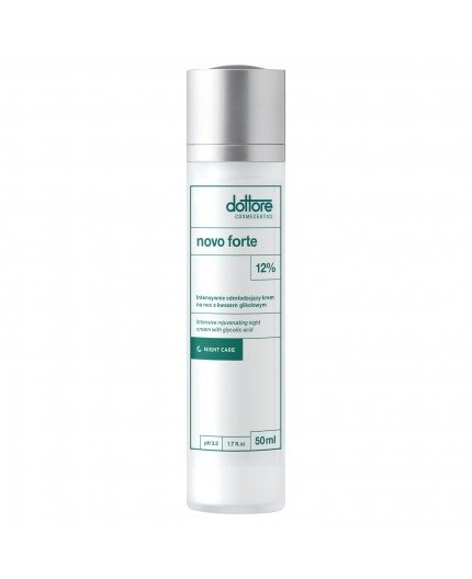Dottore Cosmeceutici Novo forte - Intensywnie odmładzający krem z 12% kwasem glikolowym 50ml