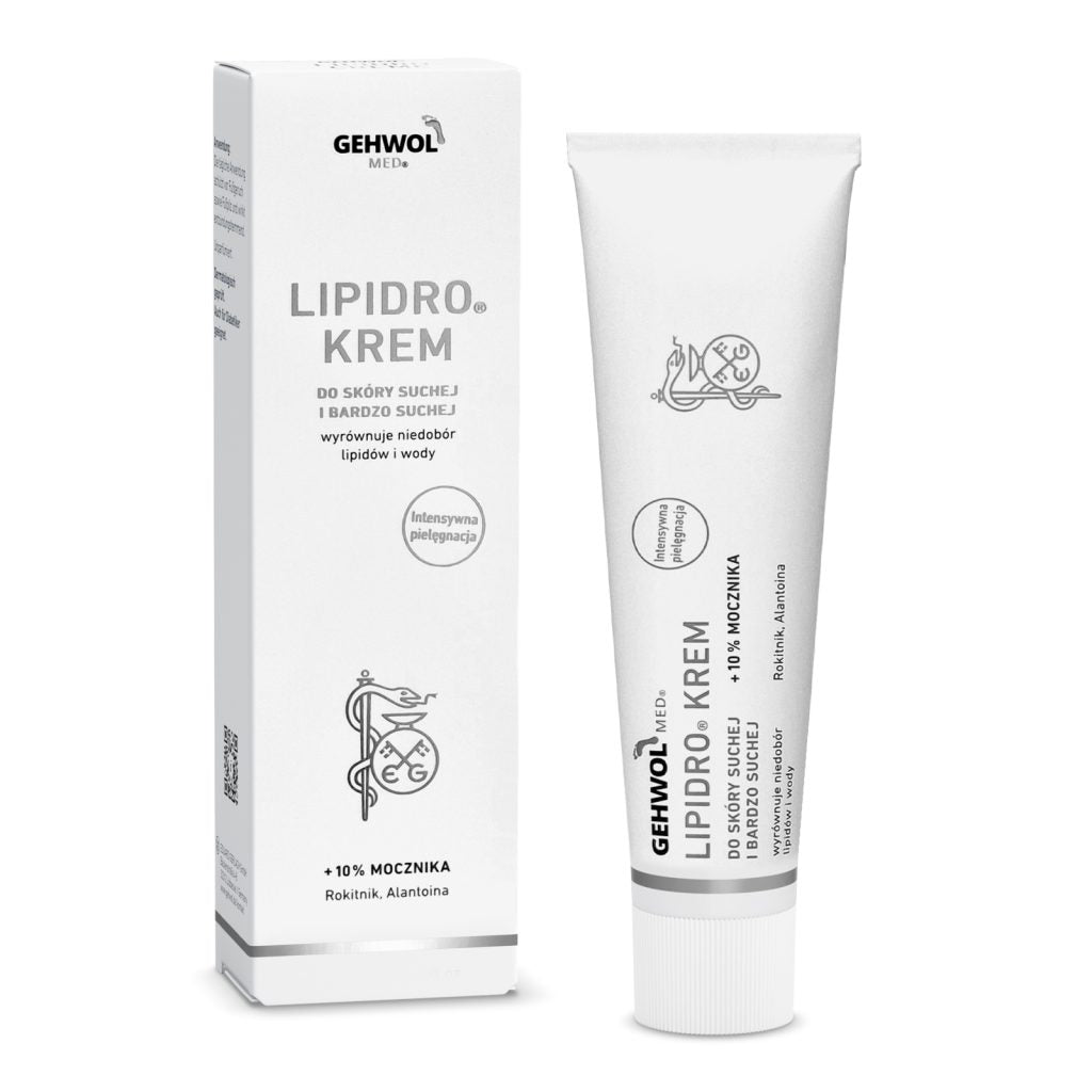 GEHWOL Zestaw 3 Świąteczny Lipidro krem do stóp 20ml i GERLASAN HANDCREME krem do rąk z jeżówką 50 ml + zestaw próbek i torebka gratis