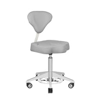 Taboret Kosmetyczny Azzurro 156-F - Bump Up - szary