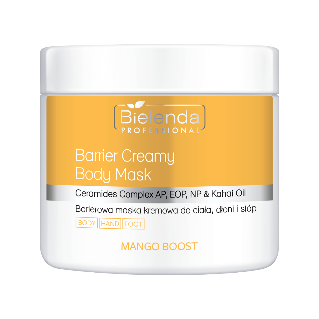 Bielenda Mango Boost Barierowa maska kremowa do ciała, dłoni i stóp 600g