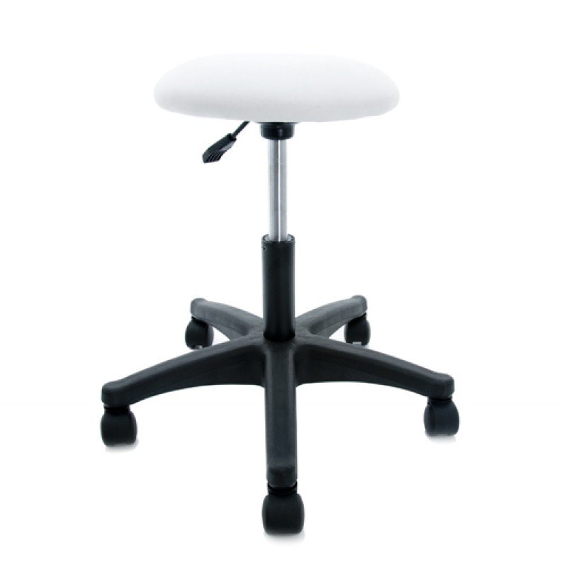 Taboret kosmetyczny AM-312 biały