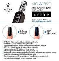 Victoria Vynn Gel Polish - TOP NO WIPE UNBLUE (bez przemywania) 8ml