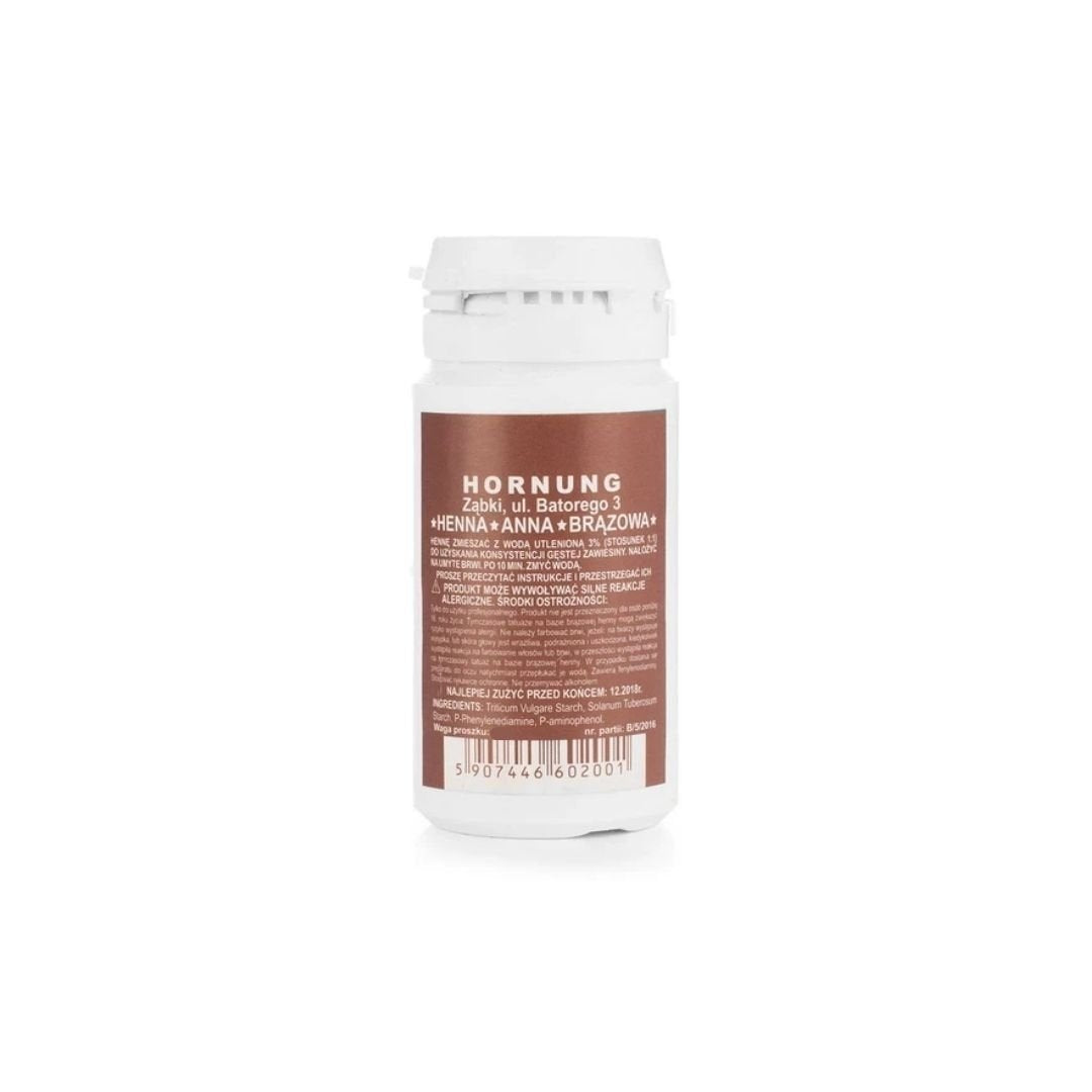Henna Hornung "Anna" - Proszkowa - Brązowa - 50g