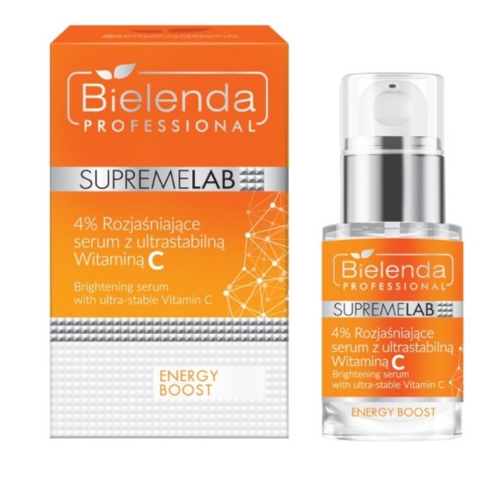 Bielenda Professional SupremeLAB Energy Boost Serum rozjaśniające skórę z witaminą C 15ml