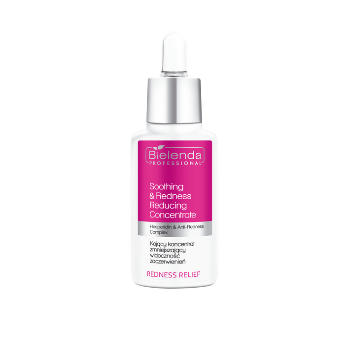 Bielenda REDNESS RELIEF Kojący koncentrat zmniejszający widoczność zaczerwienień, 30 ml