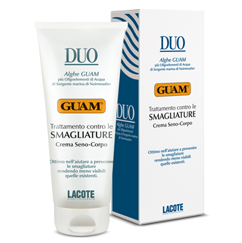Guam -Duo- Smagliature Crema Sento-Corpo - Krem przeciw rozstępom do ciała i biustu - 200ml