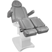 Fotel kosmetyczny elektr. Azzurro 708AS Pedi 3sil. - szary