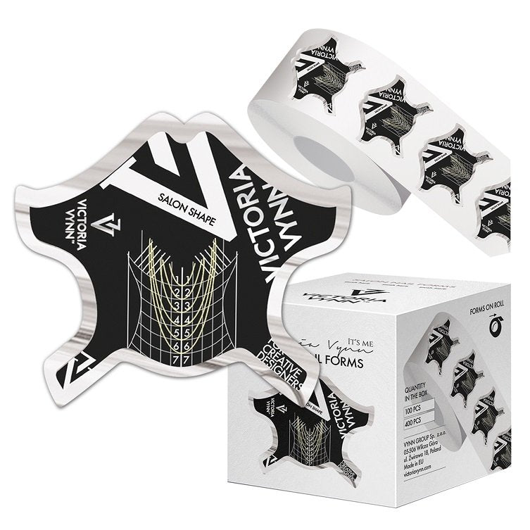 Victoria Vynn - NAIL FORMS CZARNE 400szt