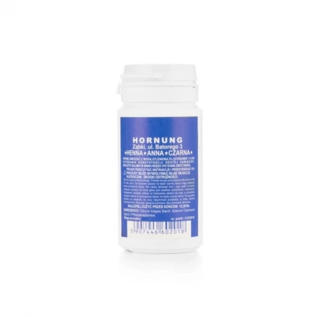 Henna Hornung "Anna" - Proszkowa - Czarna - 100g