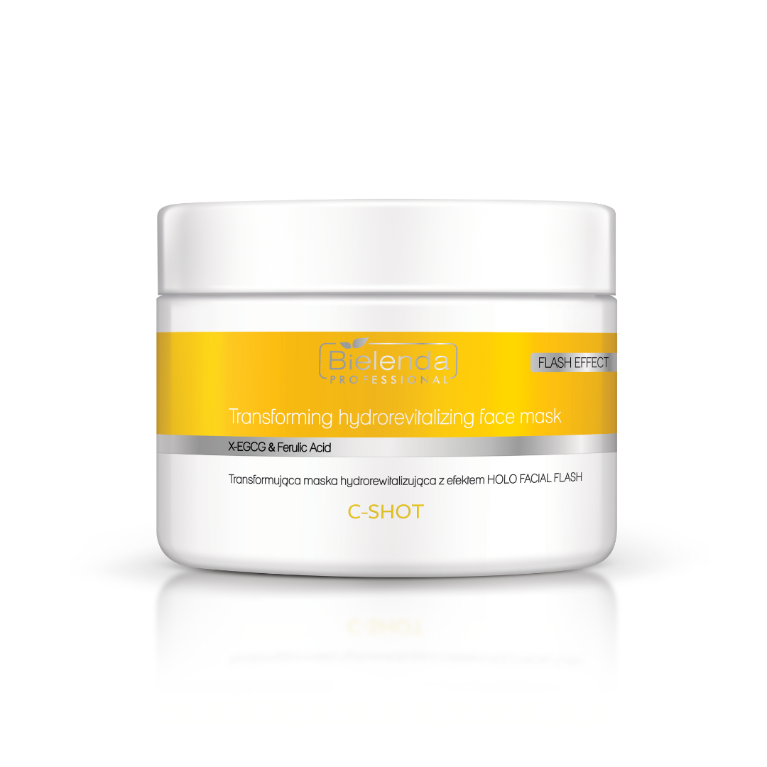Bielenda C-SHOT Transformująca maska hydrorewitalizująca efekt HOLO FACIAL FLASH 150ml