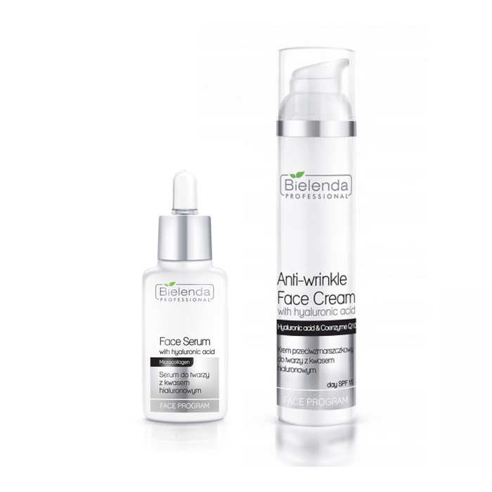 Bielenda DUET Krem z kwasem hialuronowym 100 ml + serum 30ml