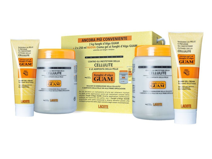 Guam Błotny koncentrat wyszczuplający i antycellulitowy + żel wyszczuplajacy i antycellulitowy 2 x 1kg + 2 x żel 250ml