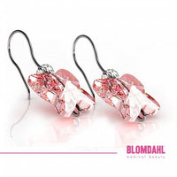 BLOMDAHL - 15-1258-24 (C) butterfly light rose średnica części ozdobnej kolczyka 8 mm