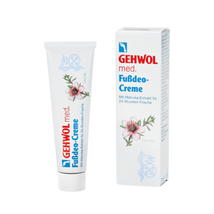 Gehwol med Fussdeo-creme - Intensywny krem silnie odświeżający do stóp - 75ml