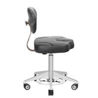 Taboret Kosmetyczny Azzurro 156-F - Bump Up - czarny