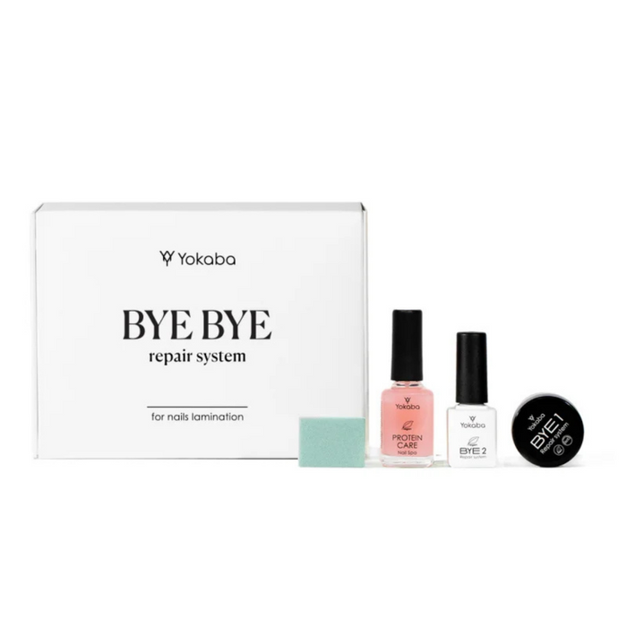 Yokaba Zestaw ByeBye Repair System Protein Care Laminacja paznokci