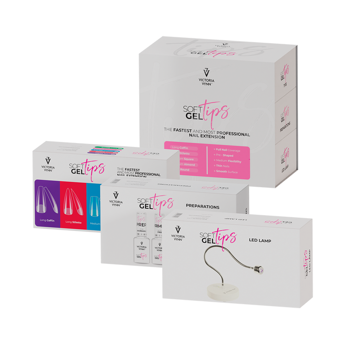 Victoria Vynn Soft Gel Tips Short Round  STARTER