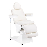 Fotel kosmetyczny elektr. Azzurro 878 5 siln. biały