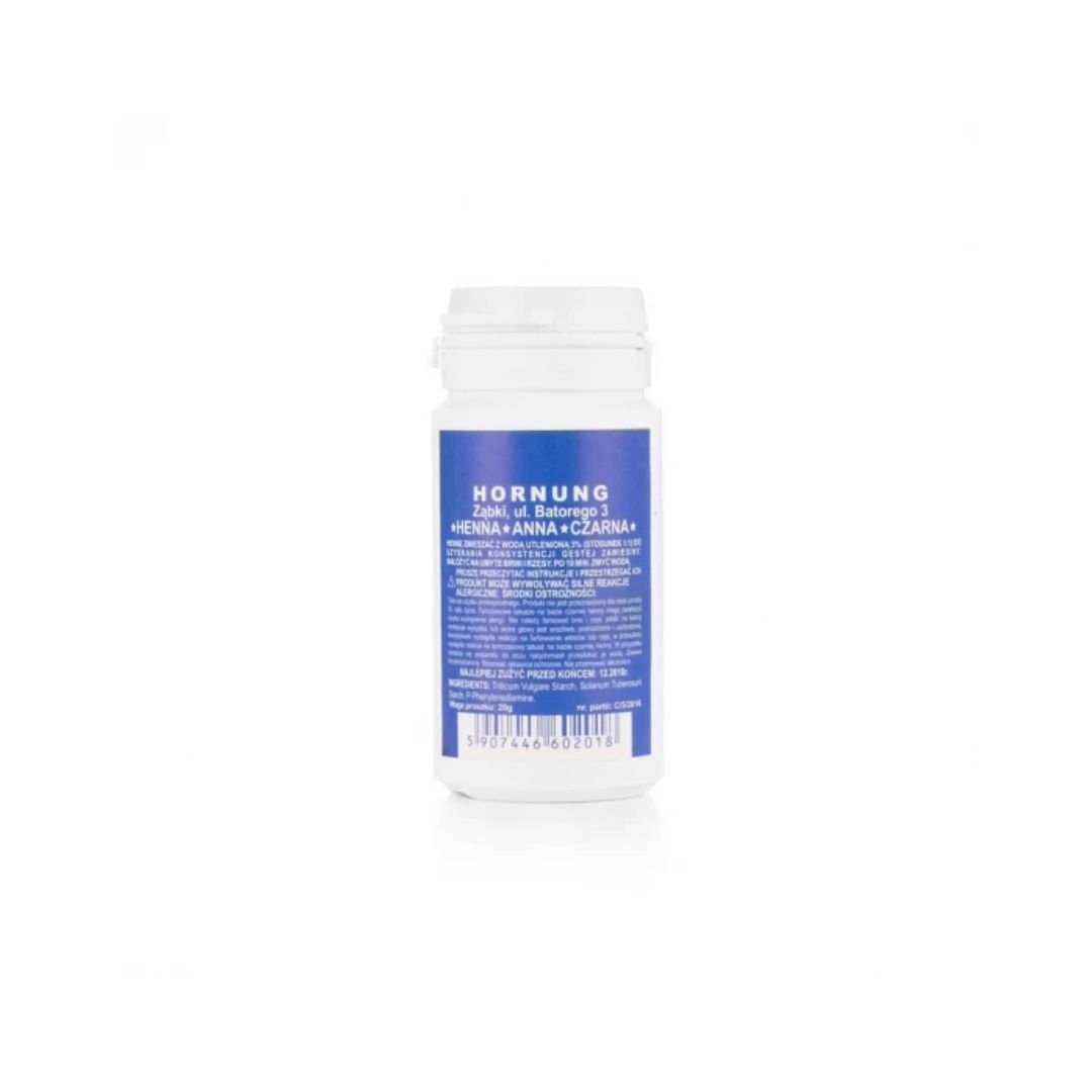 Henna Hornung "Anna" - Proszkowa - Czarna - 20g