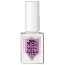 Micro Cell - Nail Repair Light @ White - odżywka rozjaśniająco - wybielająca do paznokci - 12 ml