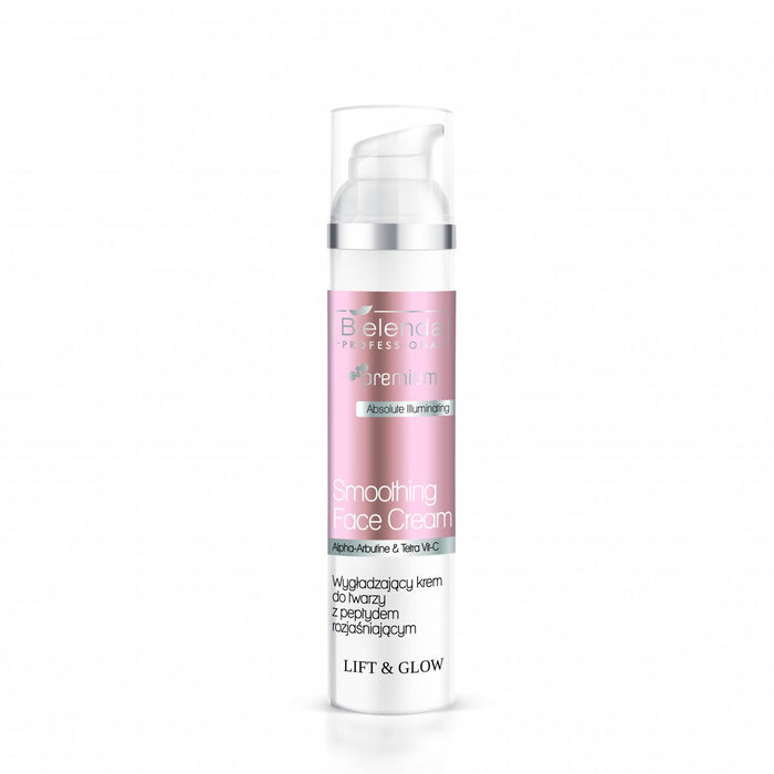 Bielenda Lift &amp; Glow Wygładzający krem do twarzy z peptydem rozjaśniającym 100ml