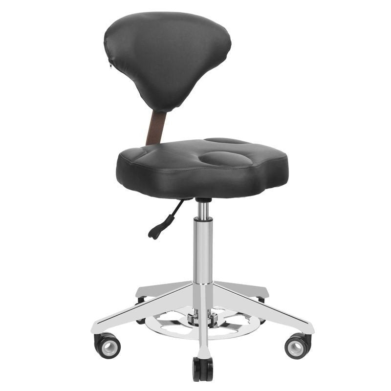 Taboret Kosmetyczny Azzurro 156-F - Bump Up - czarny