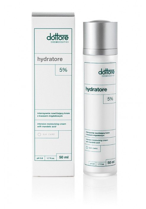 Dottore Cosmeceutici Hydratore  Intensywnie nawilżający krem z 5% kwasem migdałowy  50ml