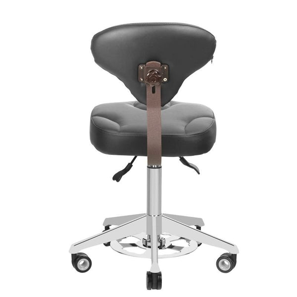 Taboret Kosmetyczny Azzurro 156-F - Bump Up - czarny