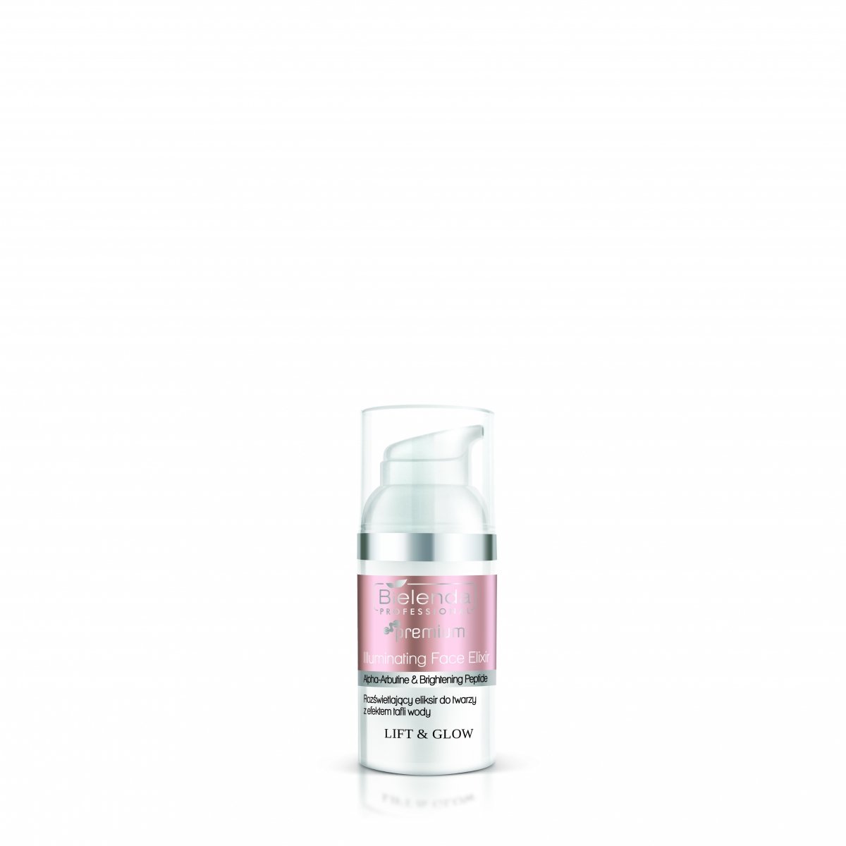 Bielenda Lift &amp; Glow Rozświetlający eliksir do twarzy z efektem tafli wody 30ml