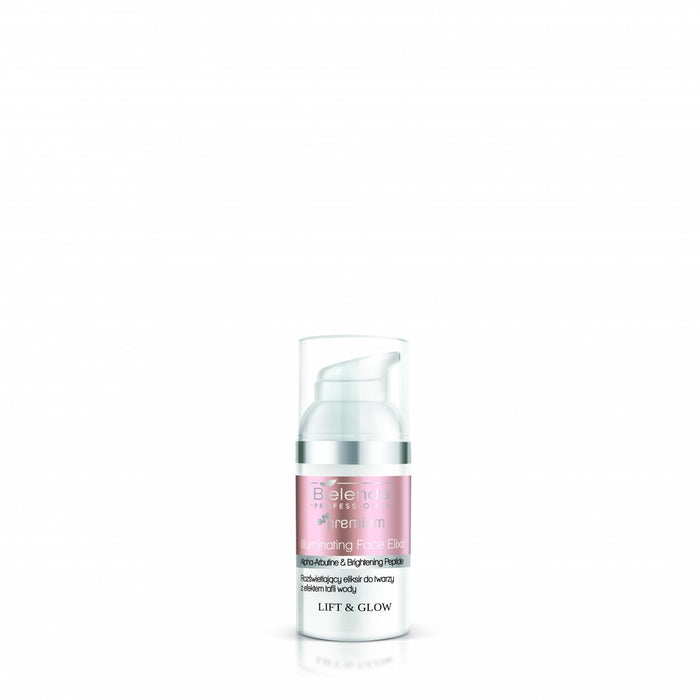 Bielenda Lift &amp; Glow Rozświetlający eliksir do twarzy z efektem tafli wody 30ml