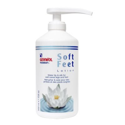 Gehwol Fusskraft Soft feet lotion - Lotion do stóp i nóg z kwasem hialuronowym i lilią wodną - 500ml
