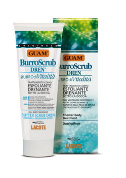 Guam Burro Scrub Dren - Peelingująco - drenujące masło do ciała - 200ml