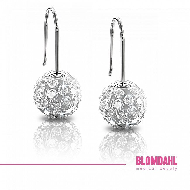 BLOMDAHL -Mini Pendant Crystal Ball White 6 mm SFJ
