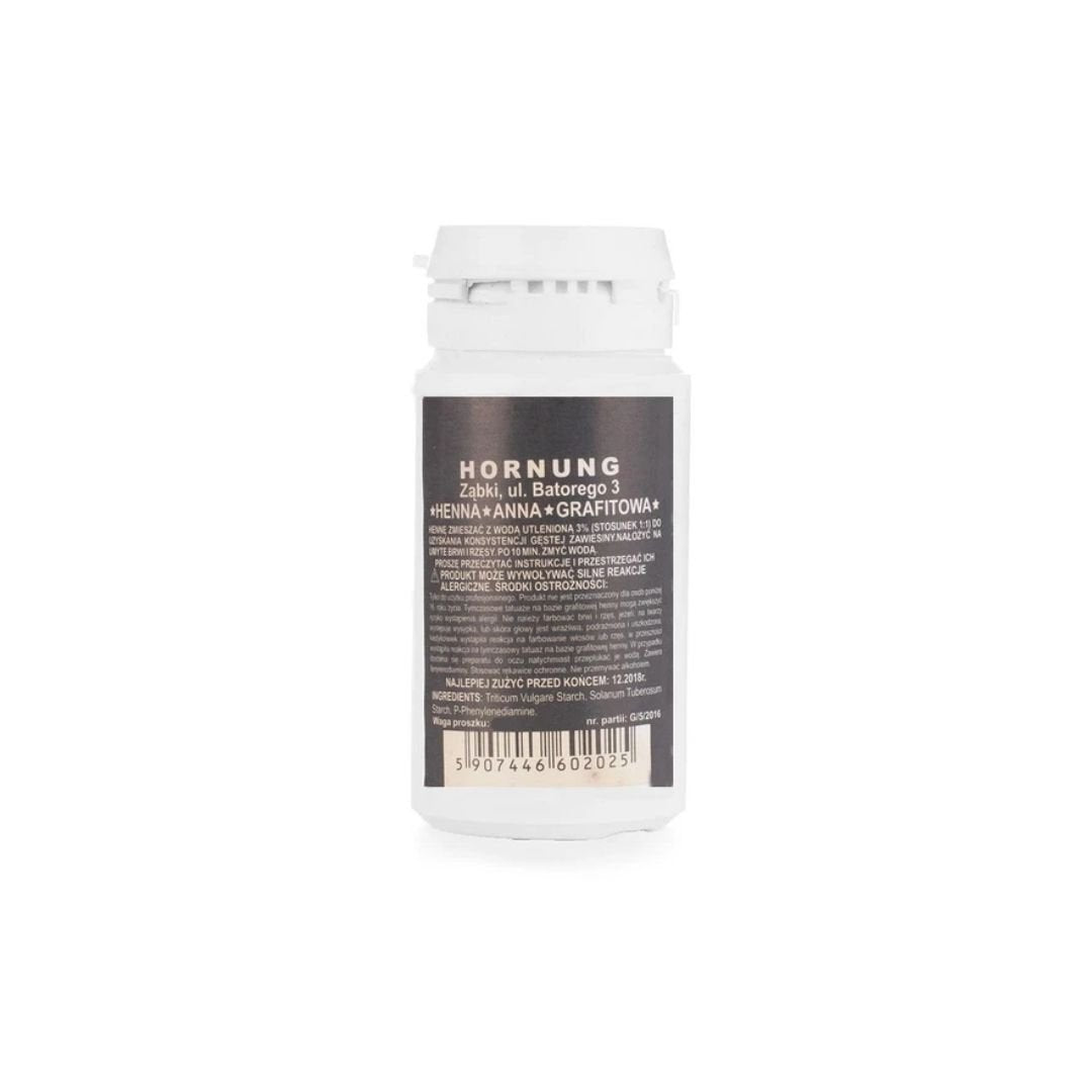 Henna Hornung "Anna" - Proszkowa - Grafitowa - 50g