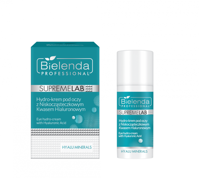 Supremelab Hyalu Minerals Hydro-krem pod oczy z Kwasem Hialuronowym, 15 ml