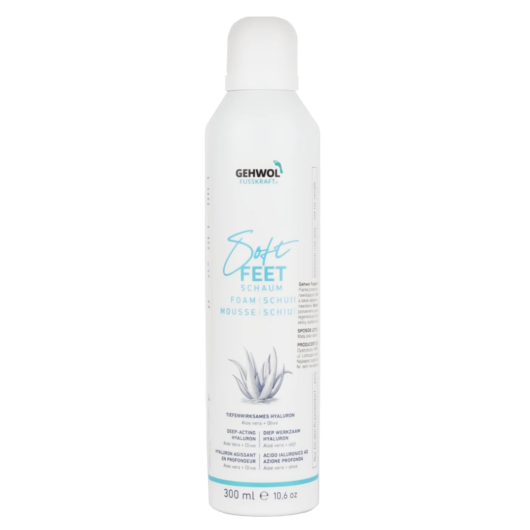 Gehwol Fusskraft Soft Feet, pianka pielęgnacyjna do skóry z aloesem 300ml