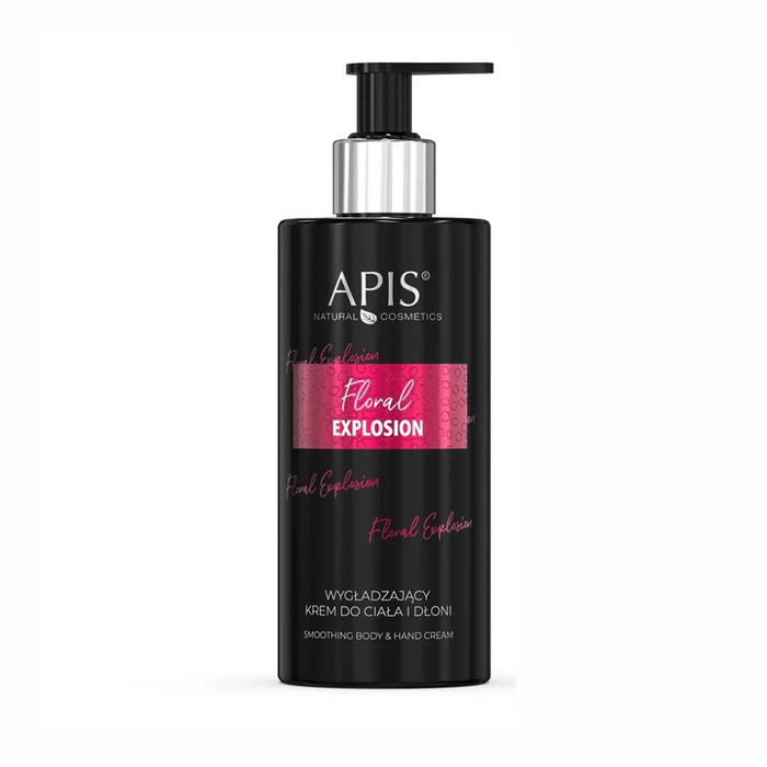 Apis FLORAL EXPLOSION Wygładzający krem do ciała i dłoni 300 ml