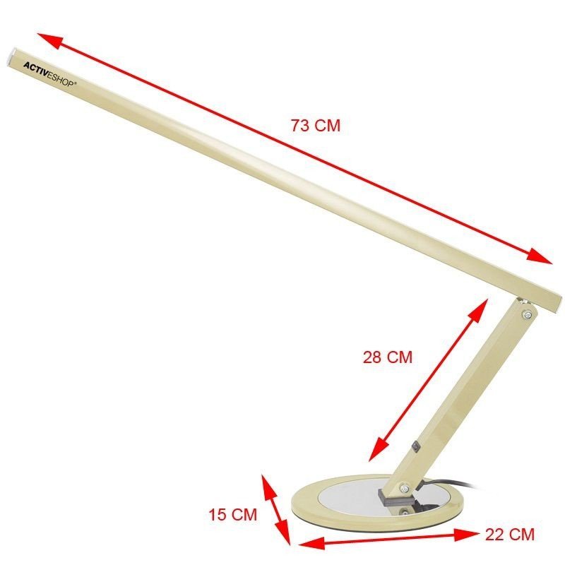 Lampa na biurko Slim 20w - szampańska