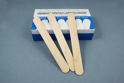 Szpatułka drewniana - 100 szt.