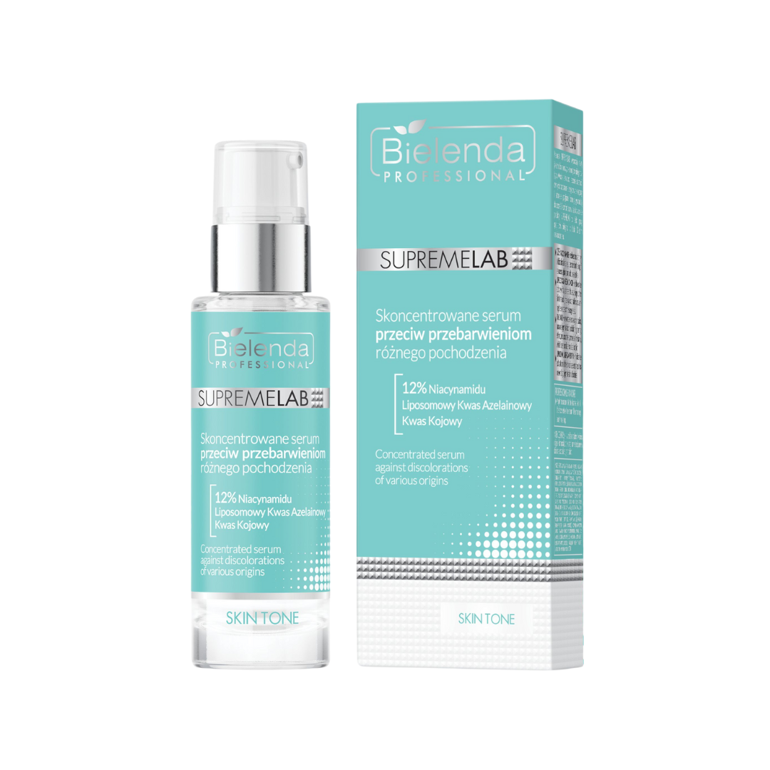 Bielenda Supremelab SKIN TONE Skoncentrowane serum przeciw przebarwieniom różnego pochodzenia 30ml