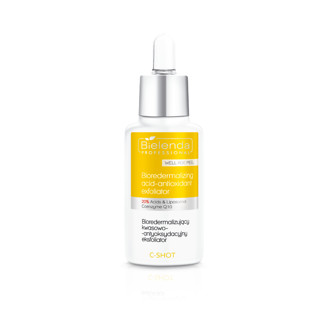 Bielenda C-SHOT Bioredermalizujący kwasowo-antyoksydacyjny eksfoliator 20% well age peel 30ml