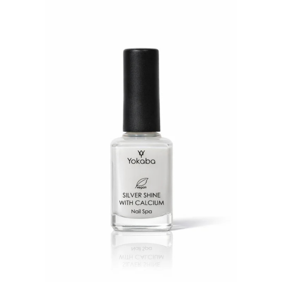 Yokaba Odżywka do paznokci Silver Shine with calcium 15 ml