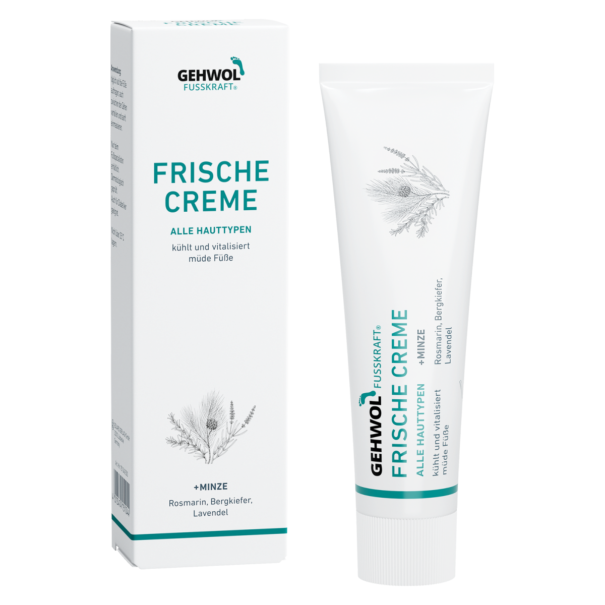 Gehwol  Fusskraft Refreshing/Frisse (Mint) - krem odświeżający do stóp - 125 ml