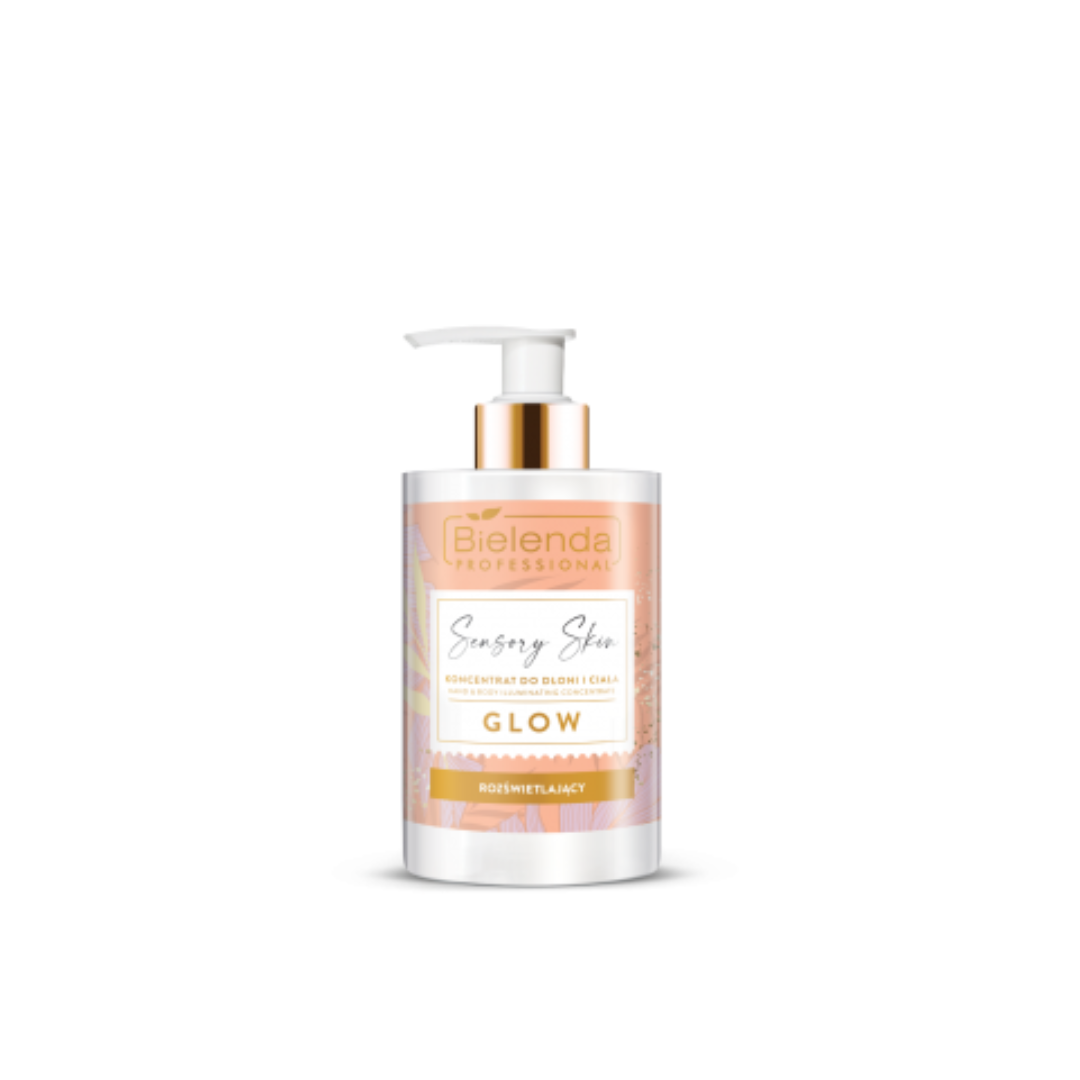 Bielenda Rozświetlający koncentrat do dłoni i ciała - Glow 300ml