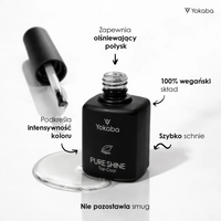 Yokaba PURE SHINE TOP COAT – top do lakieru klasycznego 15ml