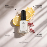 Yokaba Odżywka do paznokci Silver Shine with calcium 15 ml