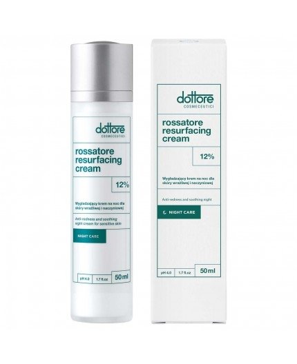 Dottore Cosmeceutici Rossatore resurfacing cream - Wygładzający krem na noc do cery naczyniowej i wrażliwej 50ml