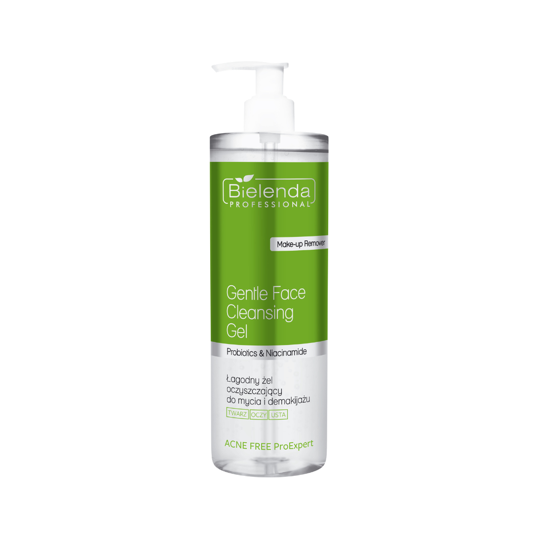 Bielenda Acne Free ProExpert Łagodny żel oczyszczający do twarzy, oczu i  ust, 500g