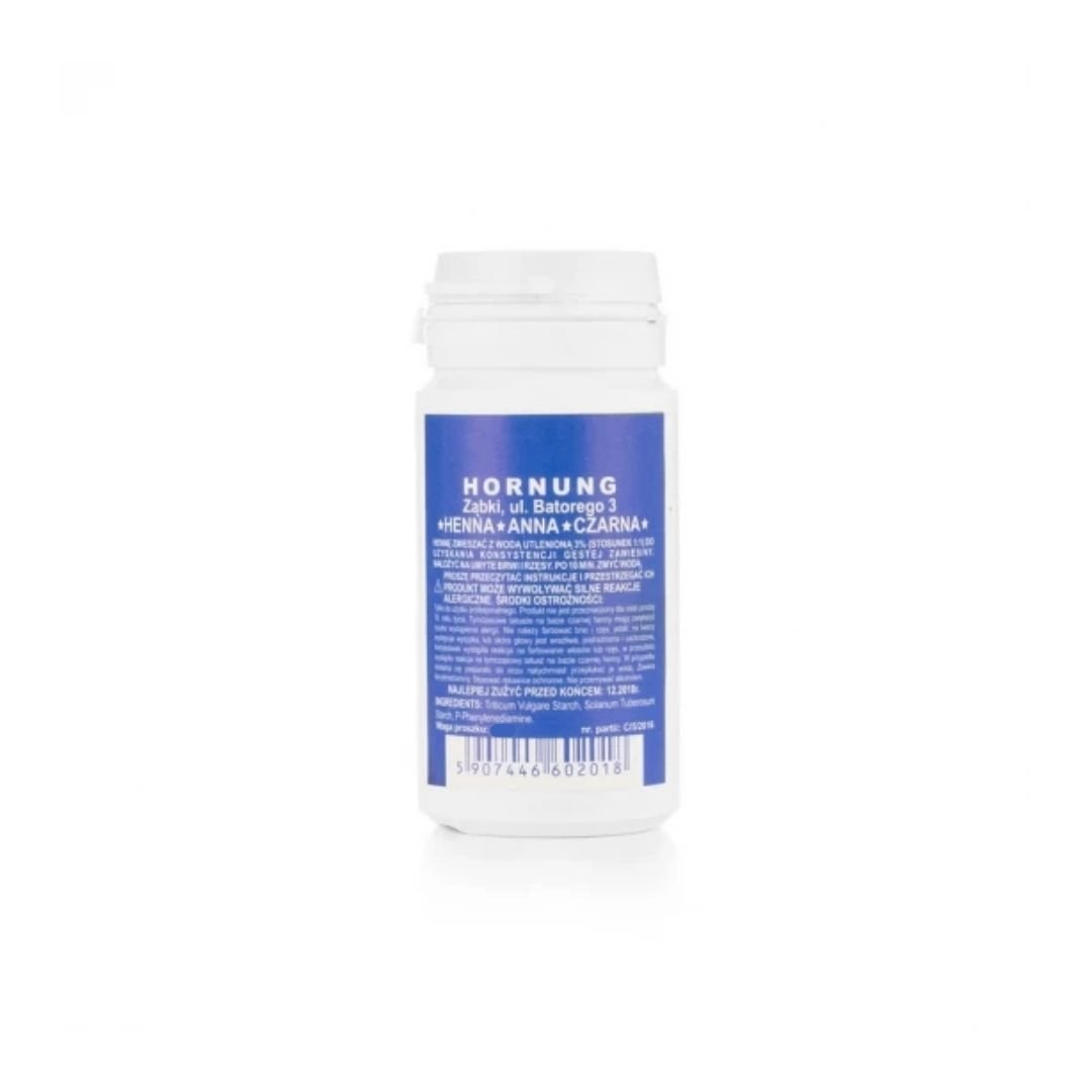 Henna Hornung "Anna" - Proszkowa - Czarna - 50g